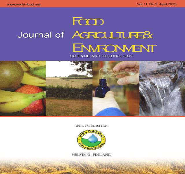 The Journal of Food, Agriculture and Environment (JFAE)